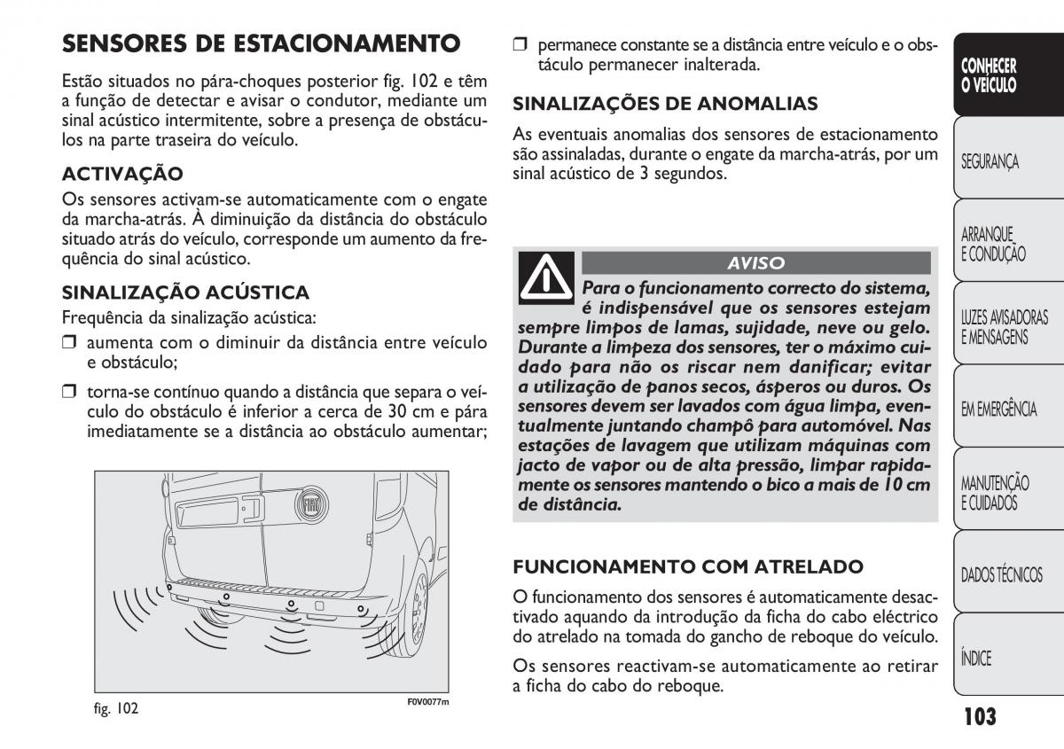 Fiat Doblo II 2 manual del propietario / page 107