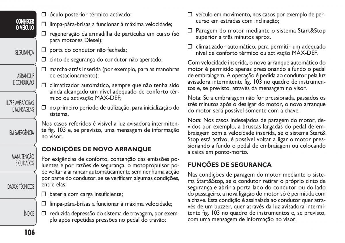 Fiat Doblo II 2 manual del propietario / page 110