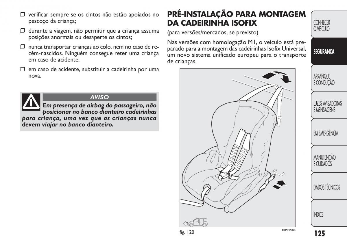 Fiat Doblo II 2 manual del propietario / page 129