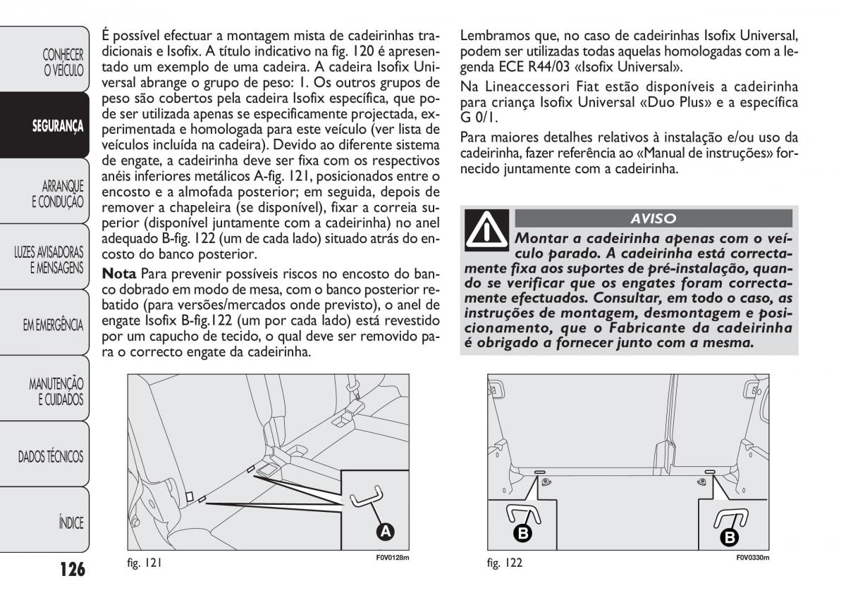 Fiat Doblo II 2 manual del propietario / page 130