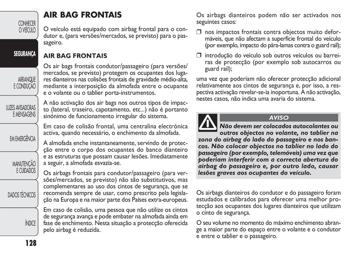 Fiat Doblo II 2 manual del propietario / page 132