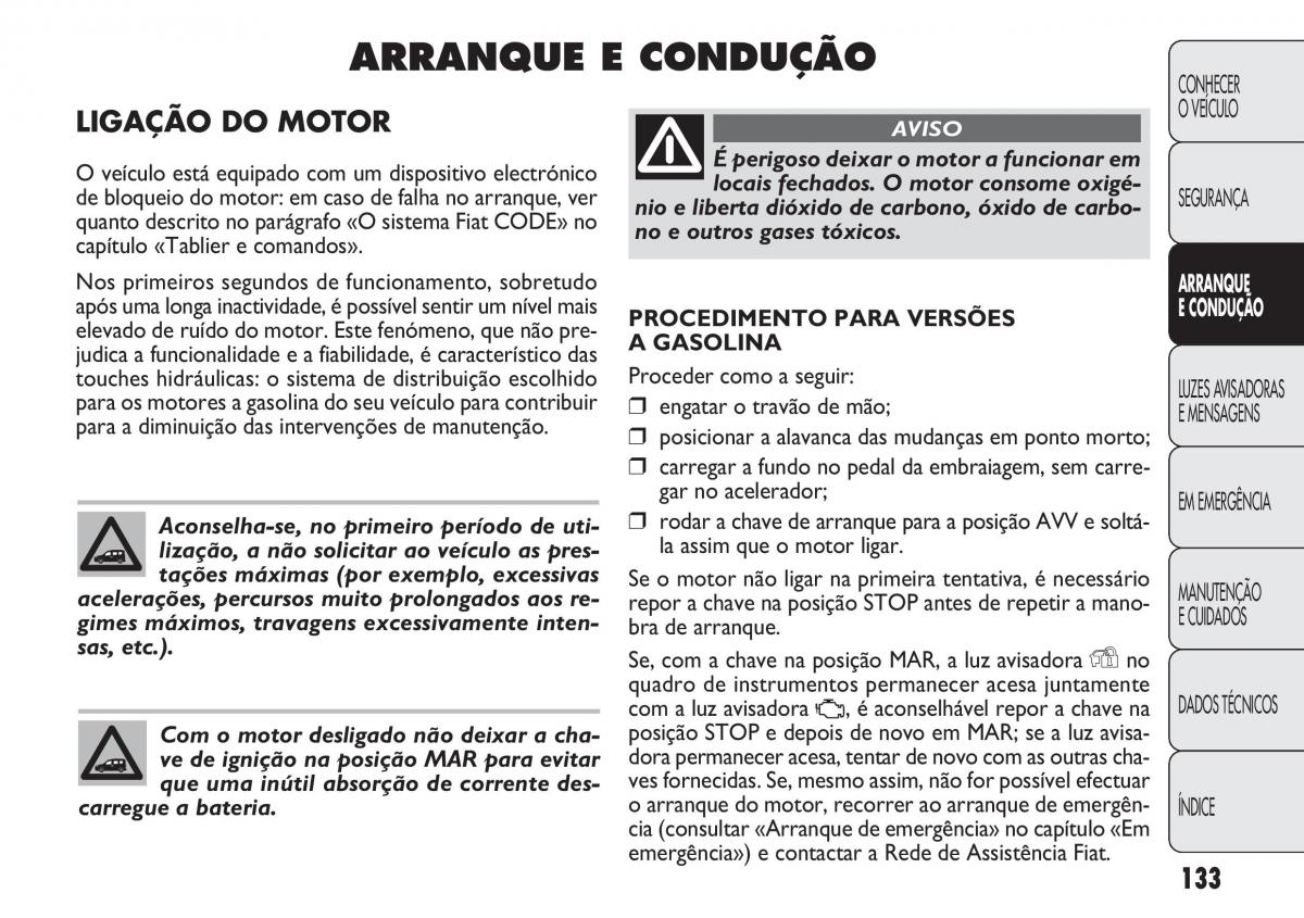 Fiat Doblo II 2 manual del propietario / page 137