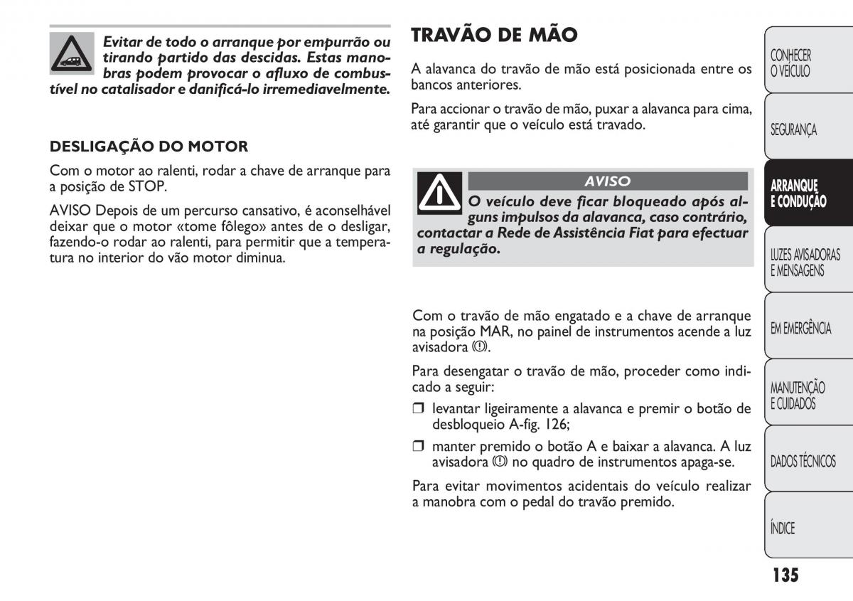 Fiat Doblo II 2 manual del propietario / page 139