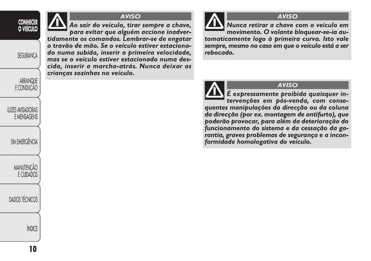 Fiat Doblo II 2 manual del propietario / page 14