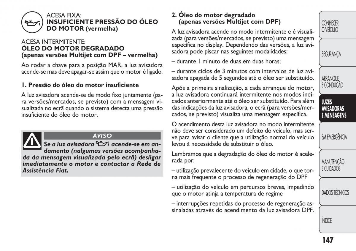 Fiat Doblo II 2 manual del propietario / page 151