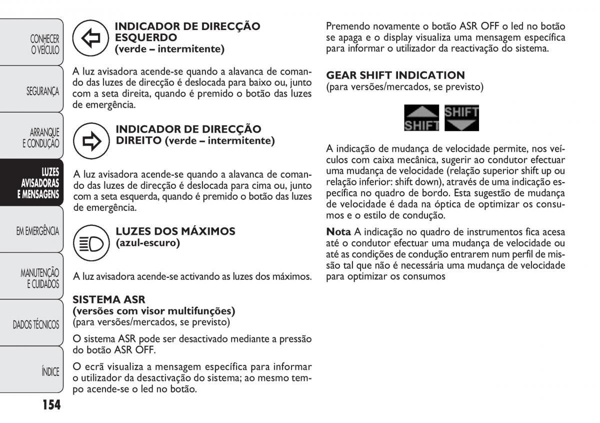 Fiat Doblo II 2 manual del propietario / page 158