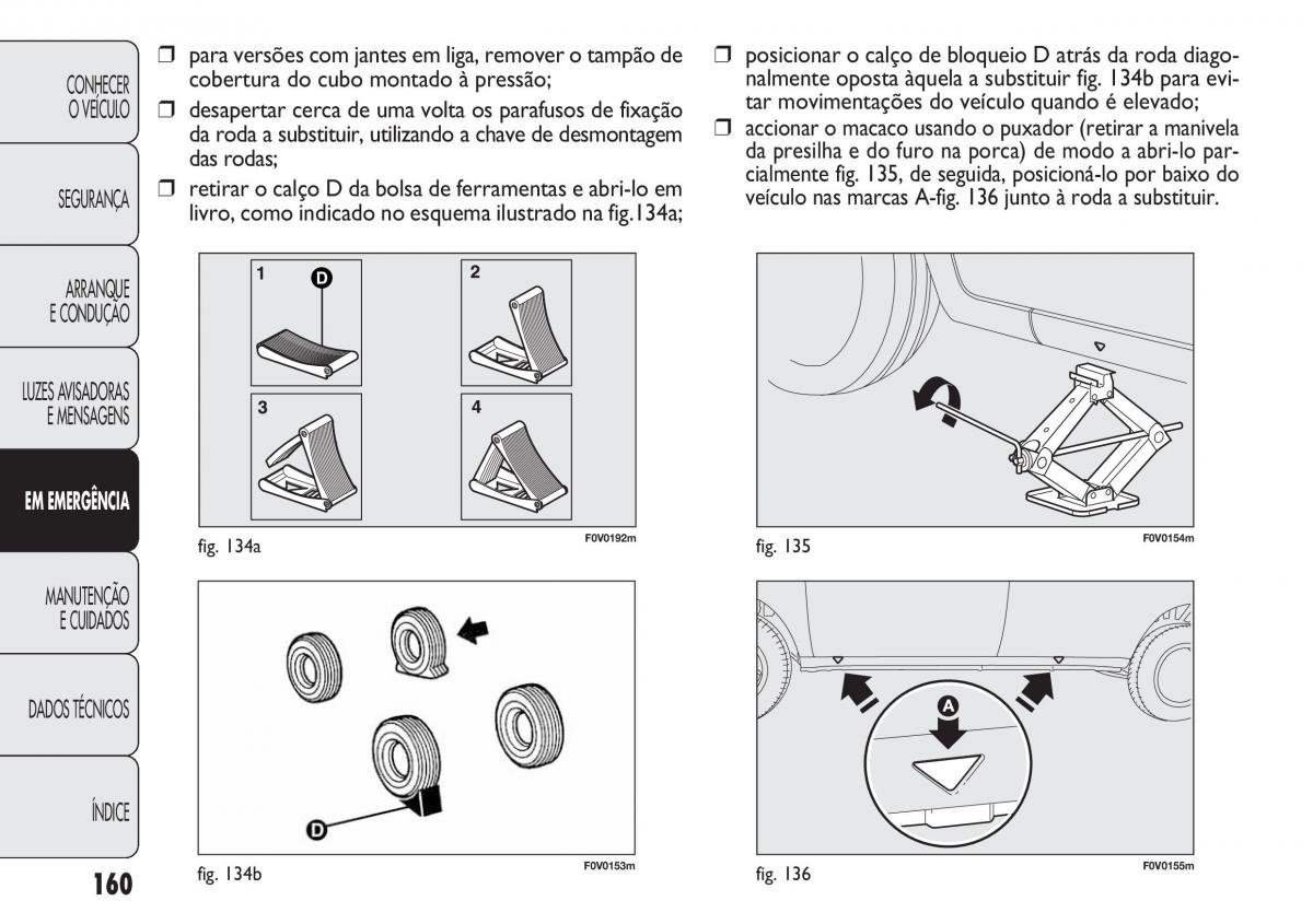 Fiat Doblo II 2 manual del propietario / page 164