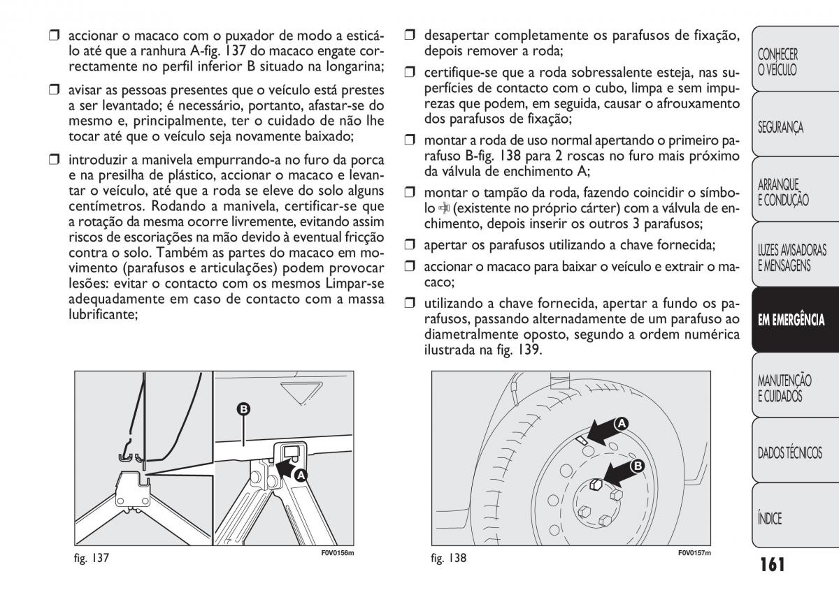 Fiat Doblo II 2 manual del propietario / page 165