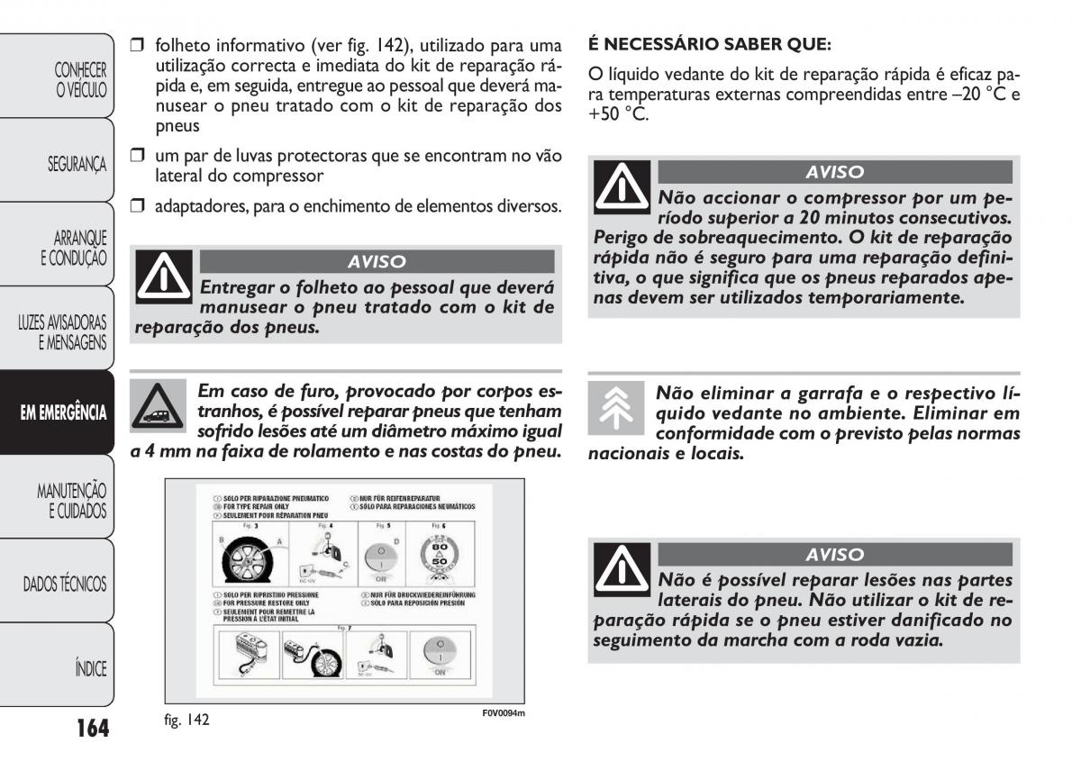 Fiat Doblo II 2 manual del propietario / page 168