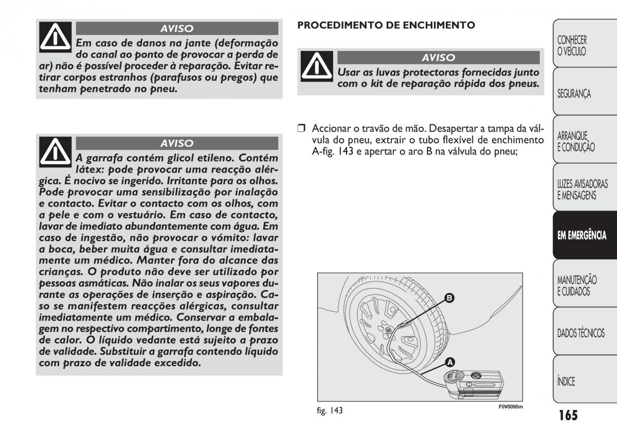 Fiat Doblo II 2 manual del propietario / page 169