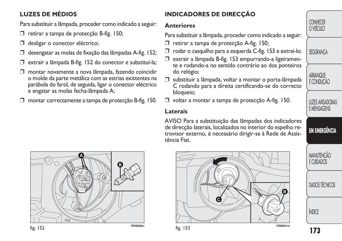 Fiat Doblo II 2 manual del propietario / page 177