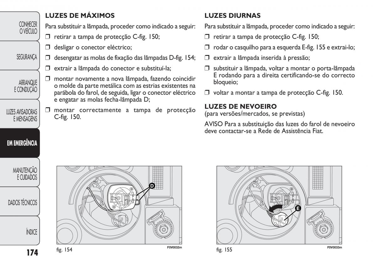 Fiat Doblo II 2 manual del propietario / page 178