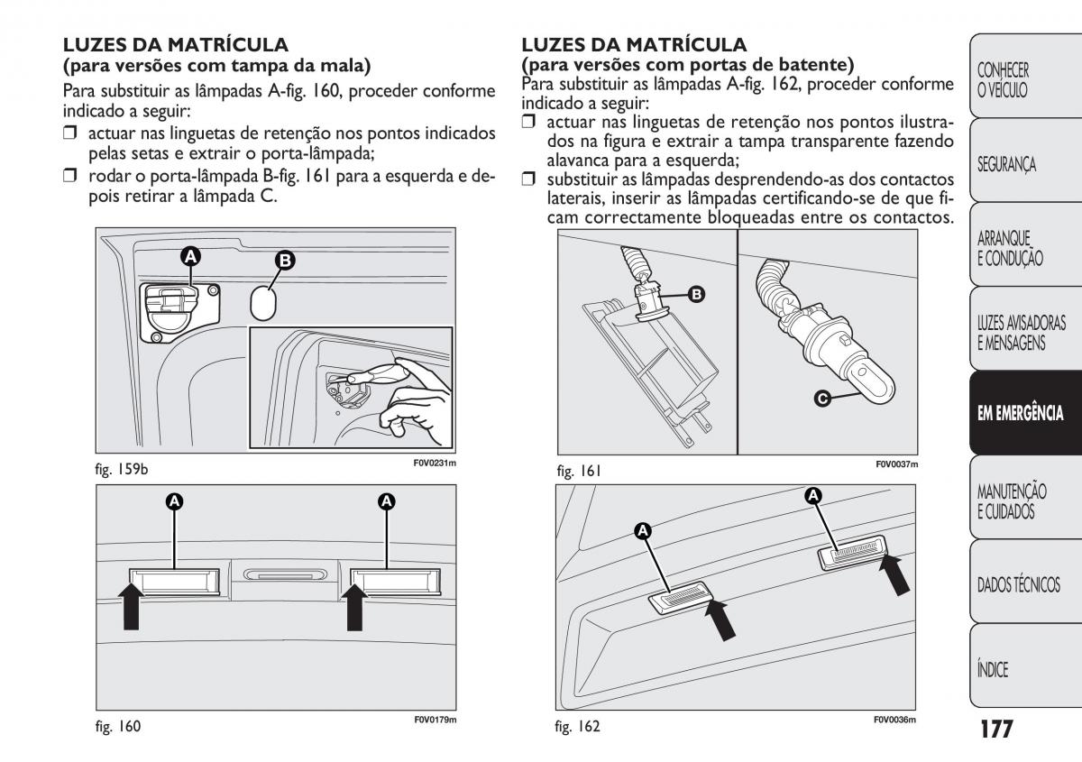 Fiat Doblo II 2 manual del propietario / page 181