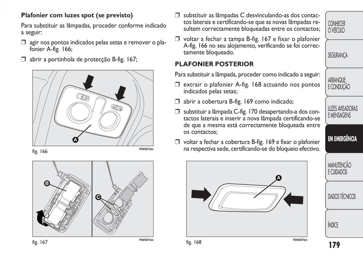 Fiat Doblo II 2 manual del propietario / page 183