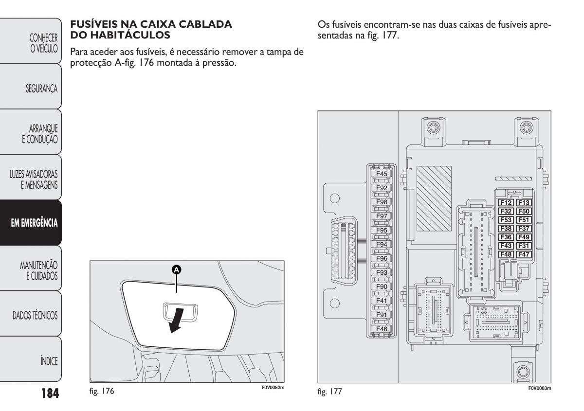 Fiat Doblo II 2 manual del propietario / page 188