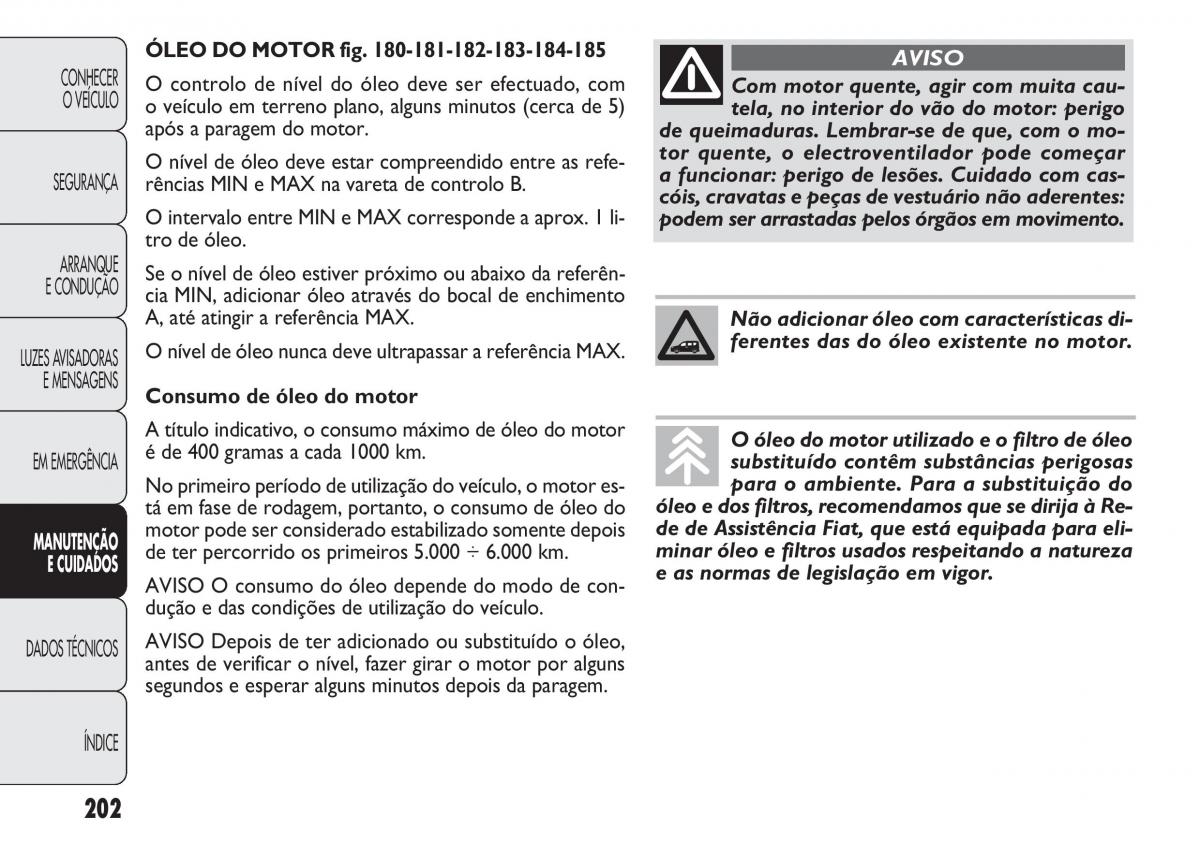 Fiat Doblo II 2 manual del propietario / page 206