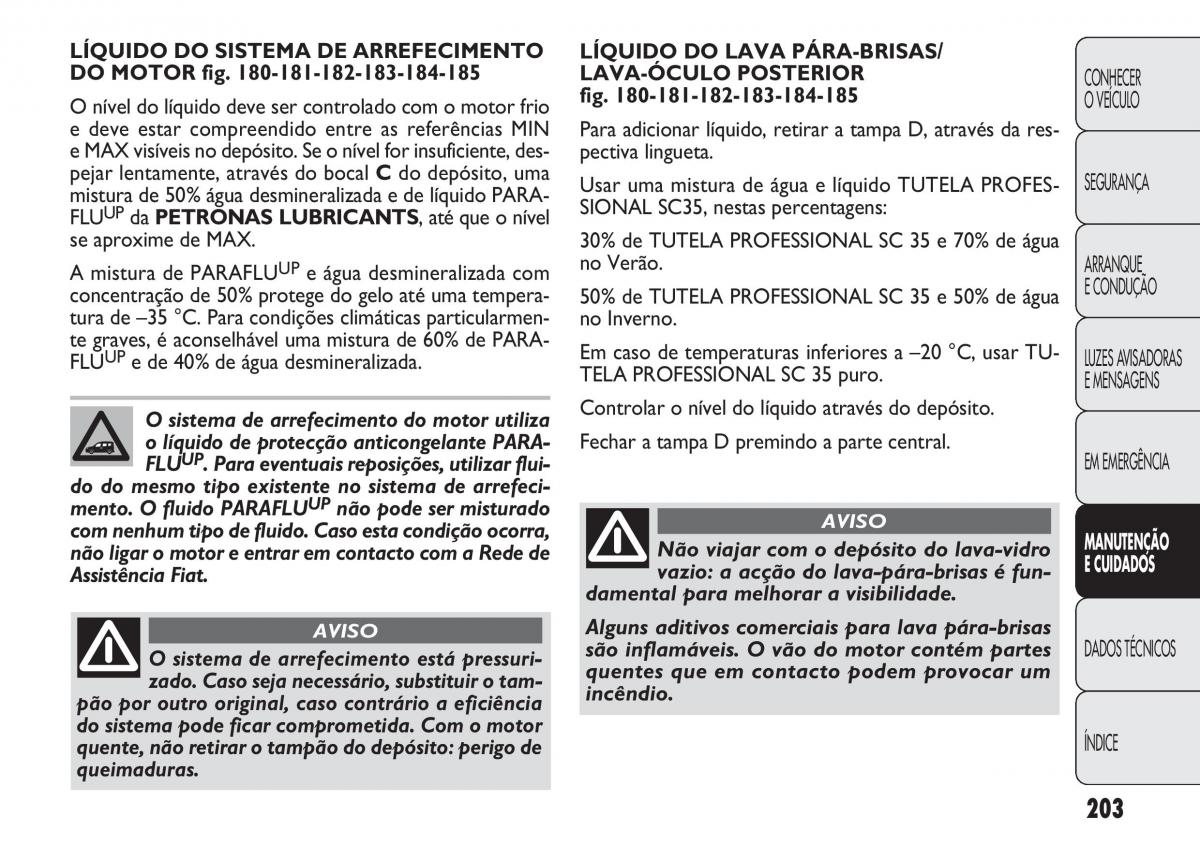 Fiat Doblo II 2 manual del propietario / page 207