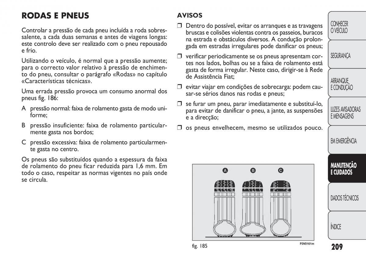 Fiat Doblo II 2 manual del propietario / page 213