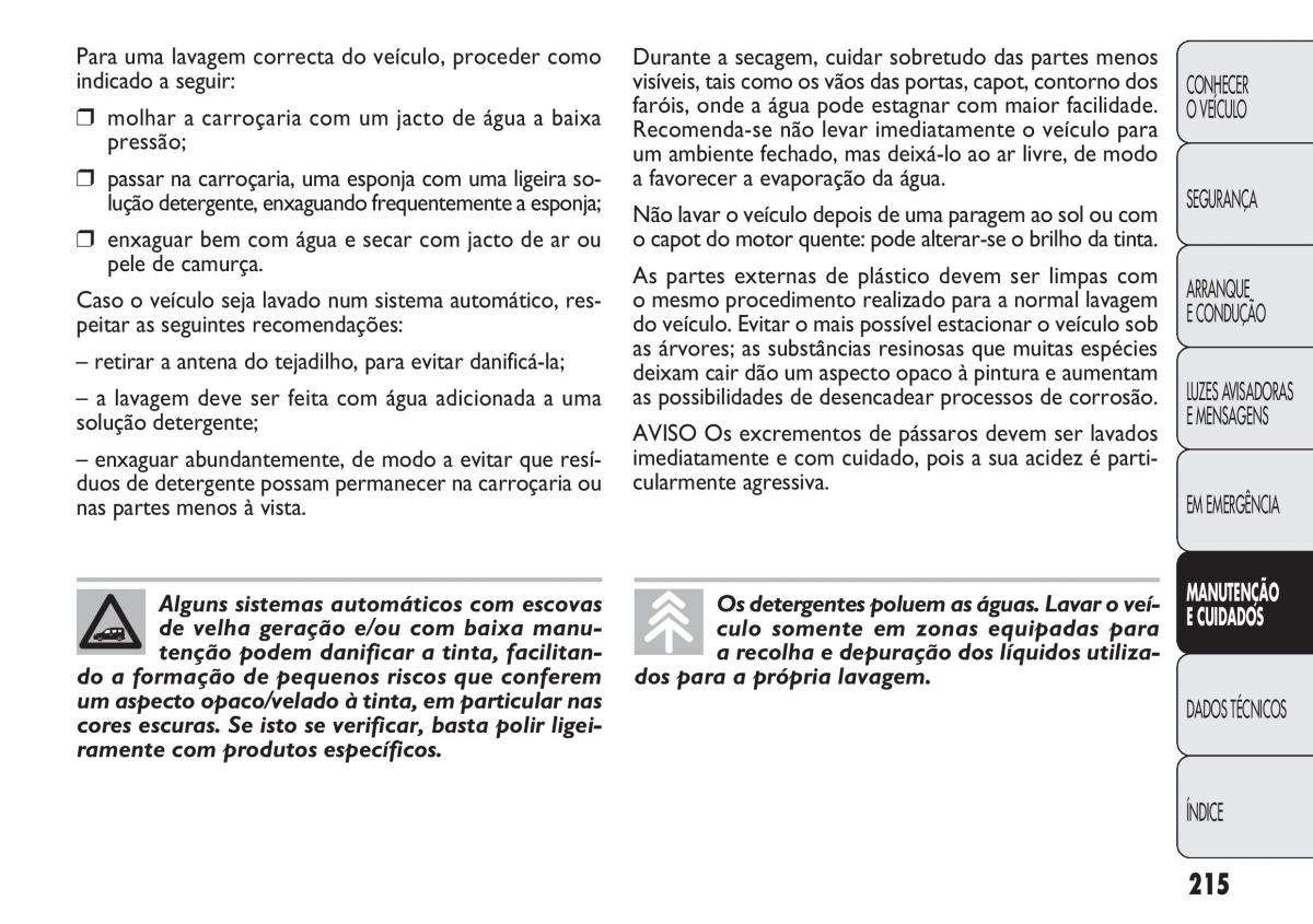 Fiat Doblo II 2 manual del propietario / page 219