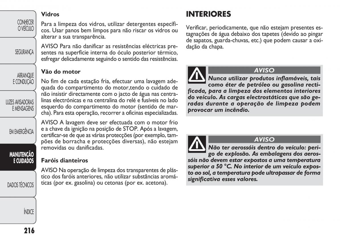 Fiat Doblo II 2 manual del propietario / page 220