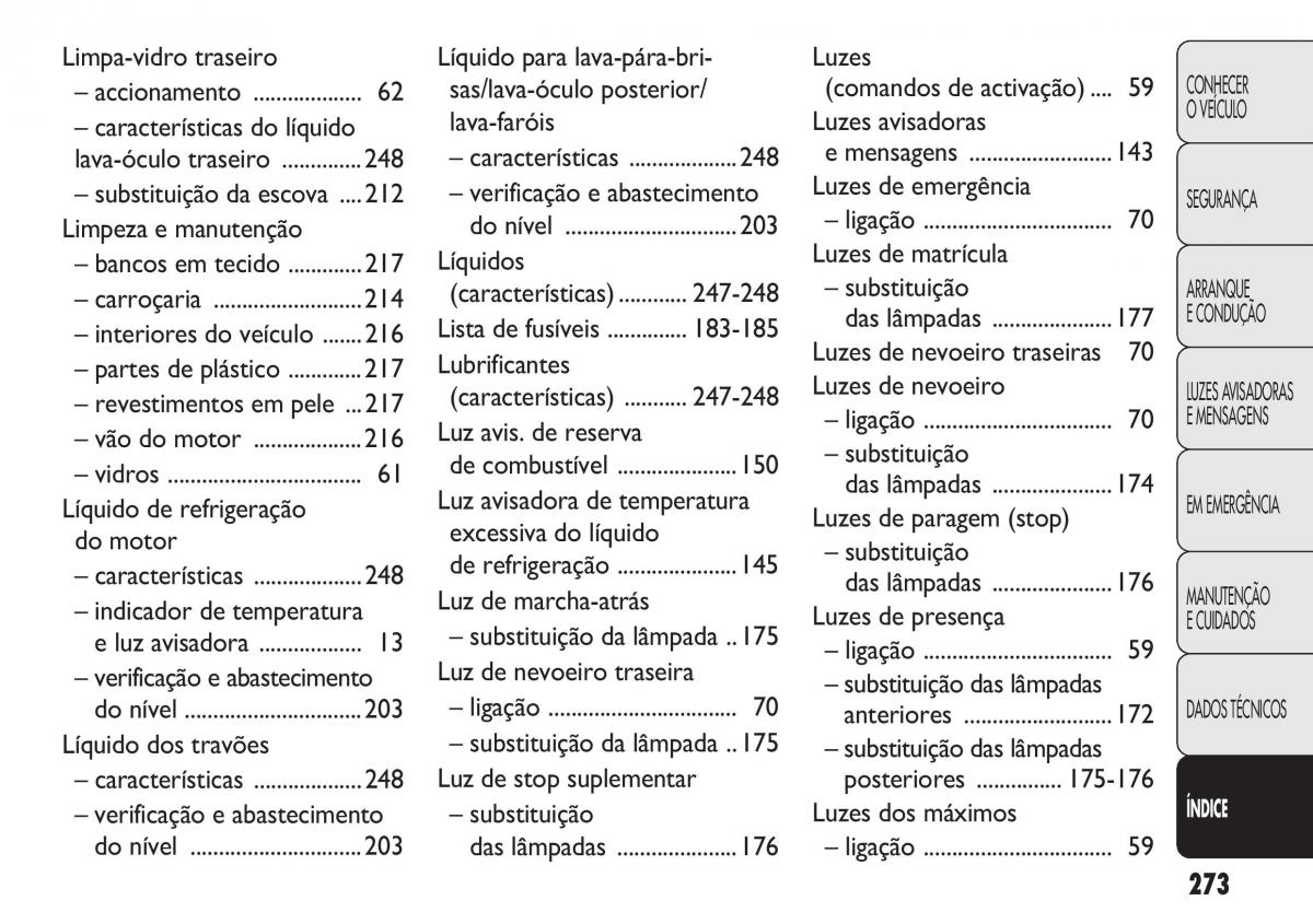 Fiat Doblo II 2 manual del propietario / page 277