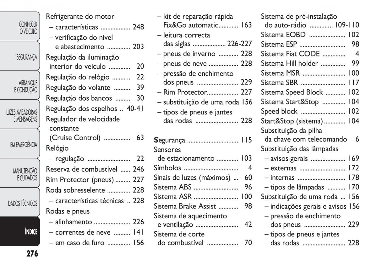 Fiat Doblo II 2 manual del propietario / page 280