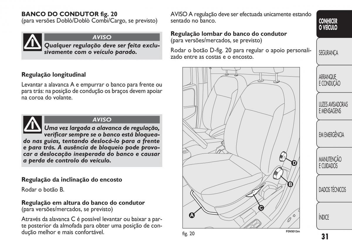 Fiat Doblo II 2 manual del propietario / page 35