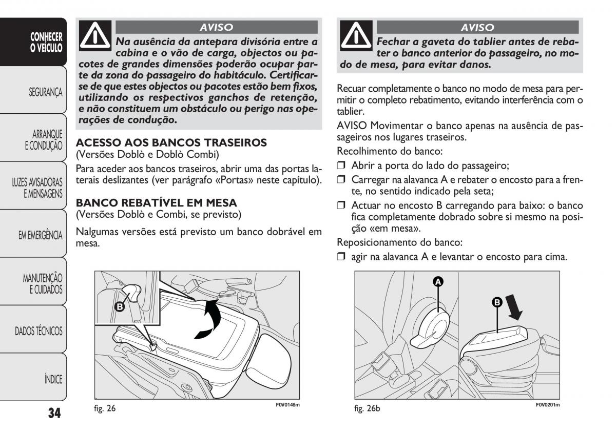 Fiat Doblo II 2 manual del propietario / page 38