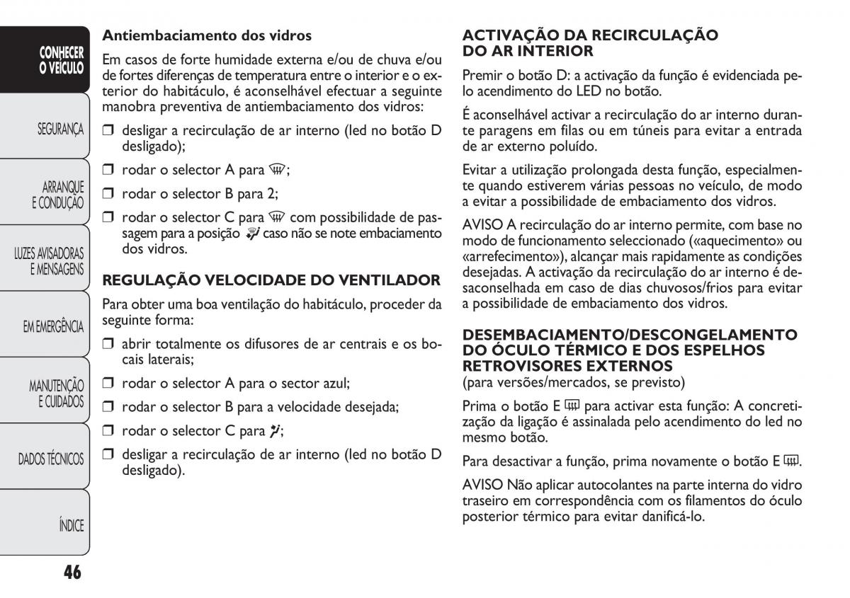 Fiat Doblo II 2 manual del propietario / page 50