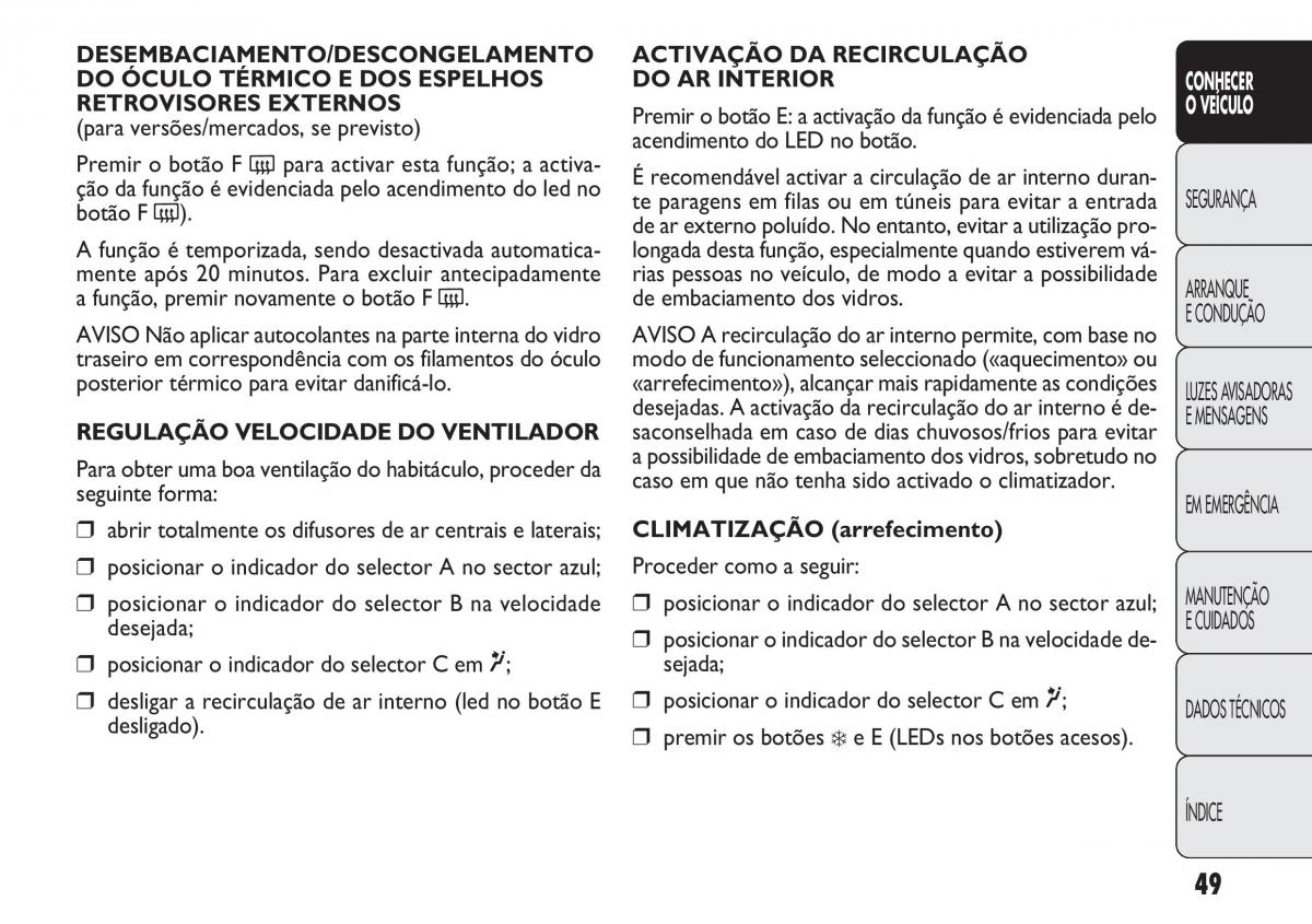 Fiat Doblo II 2 manual del propietario / page 53