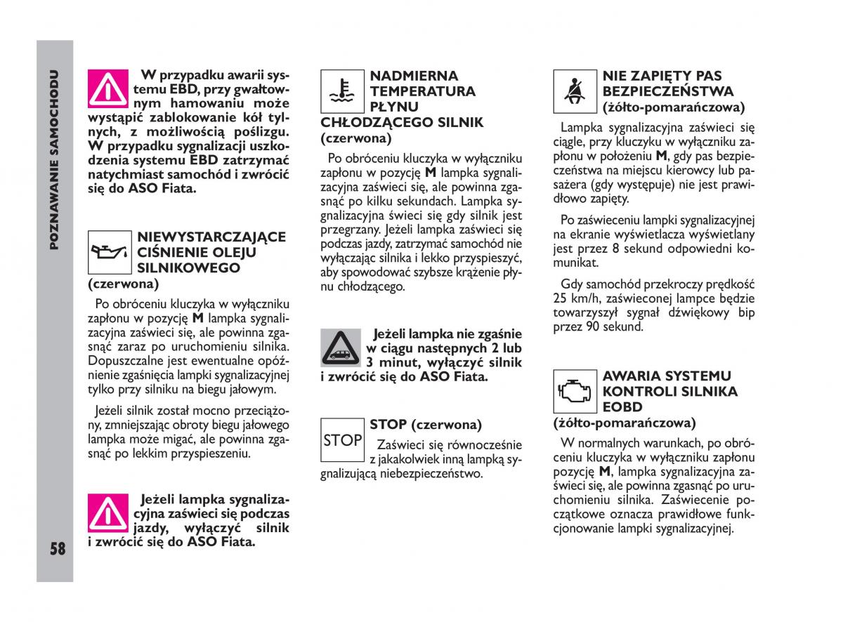 Fiat Ulysee II 2 instrukcja obslugi / page 59