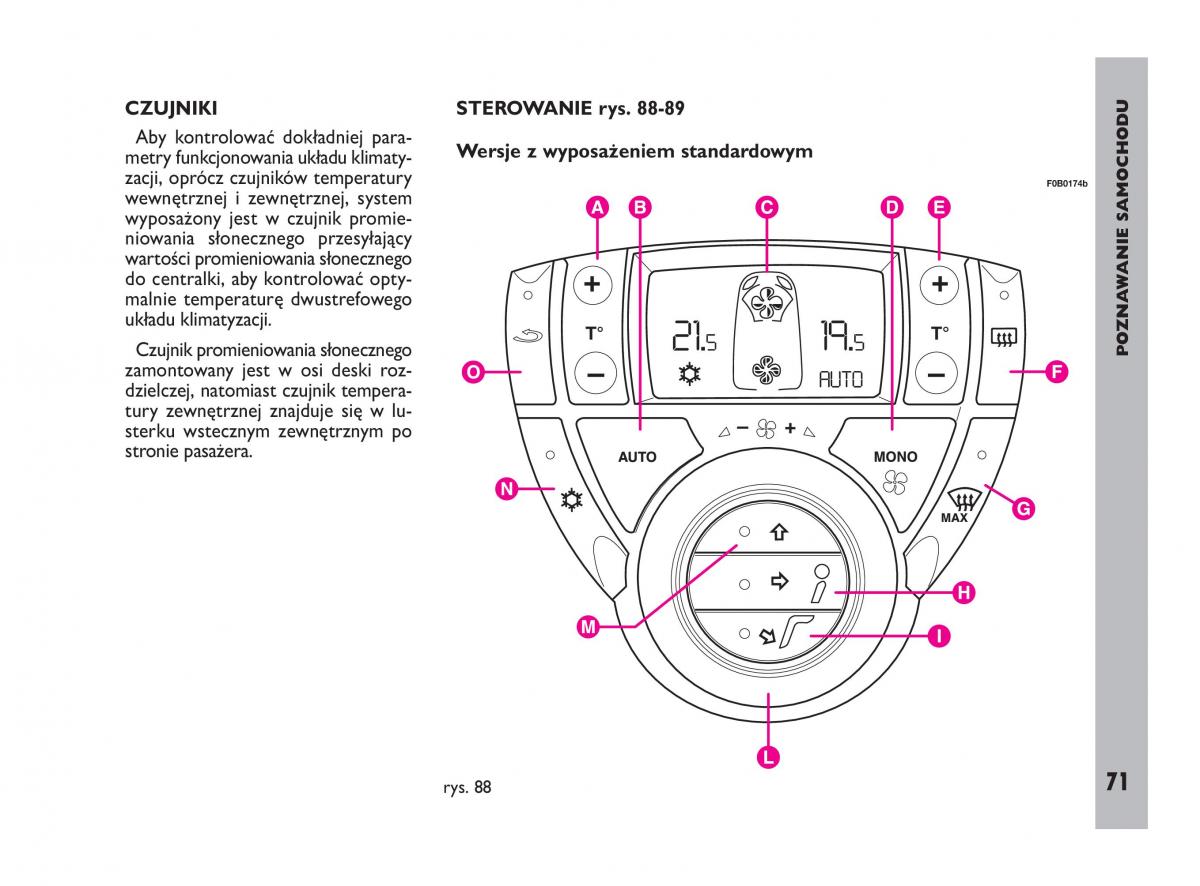 Fiat Ulysee II 2 instrukcja obslugi / page 72