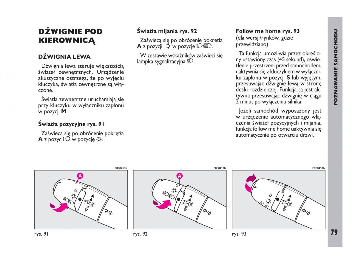 Fiat Ulysee II 2 instrukcja obslugi / page 80