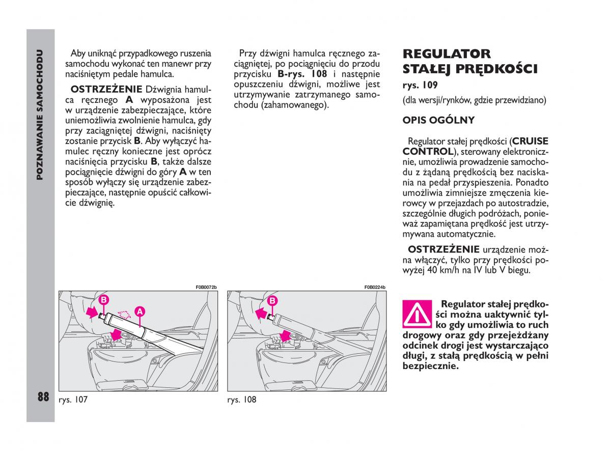 Fiat Ulysee II 2 instrukcja obslugi / page 89