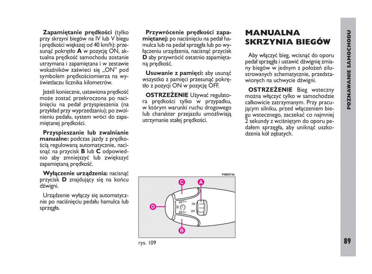 Fiat Ulysee II 2 instrukcja obslugi / page 90