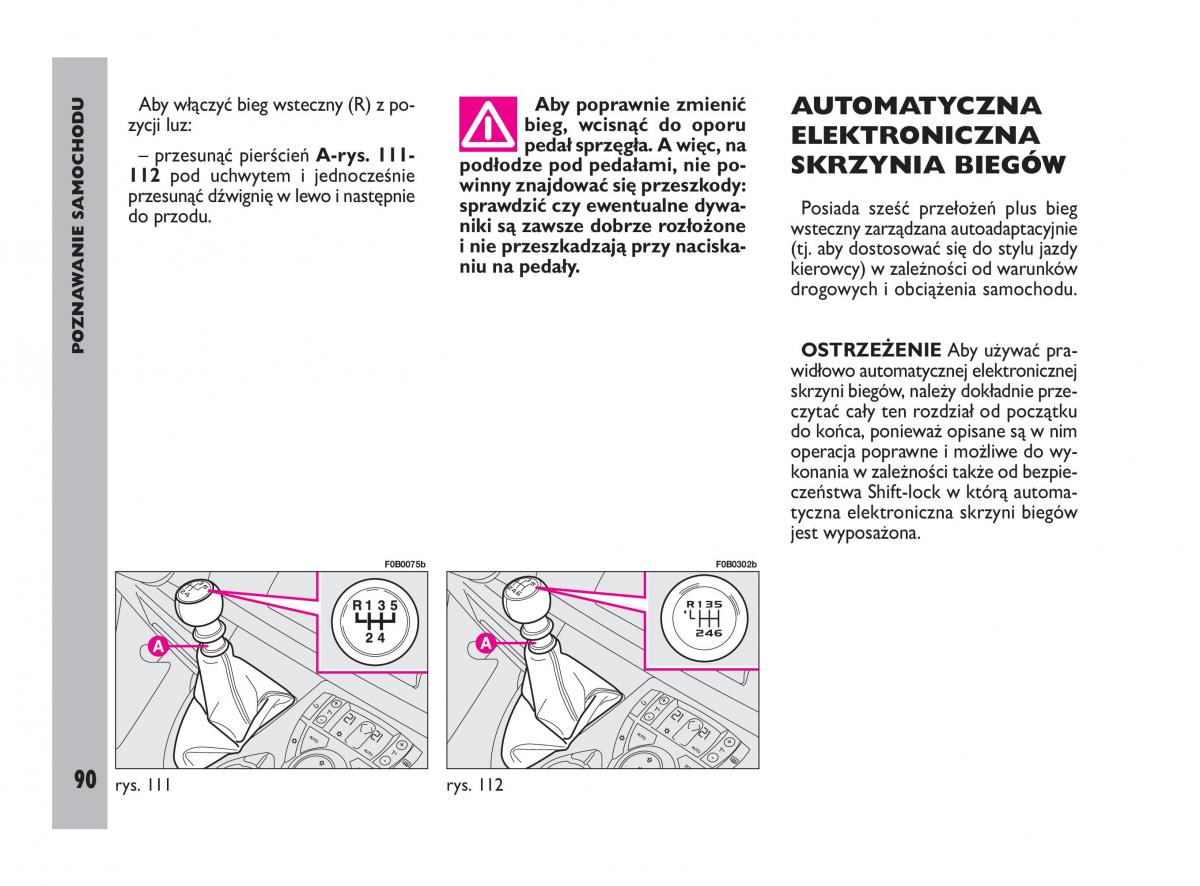 Fiat Ulysee II 2 instrukcja obslugi / page 91