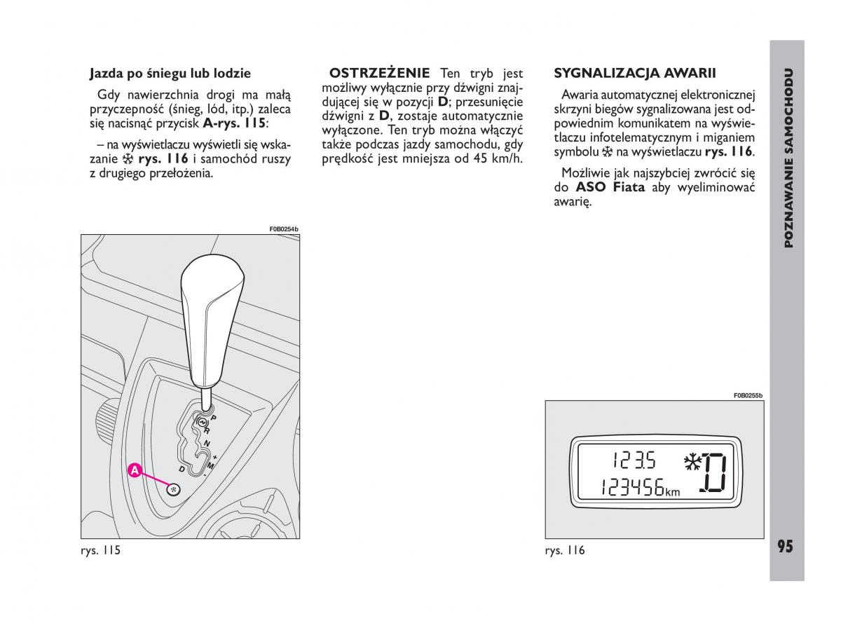 Fiat Ulysee II 2 instrukcja obslugi / page 96