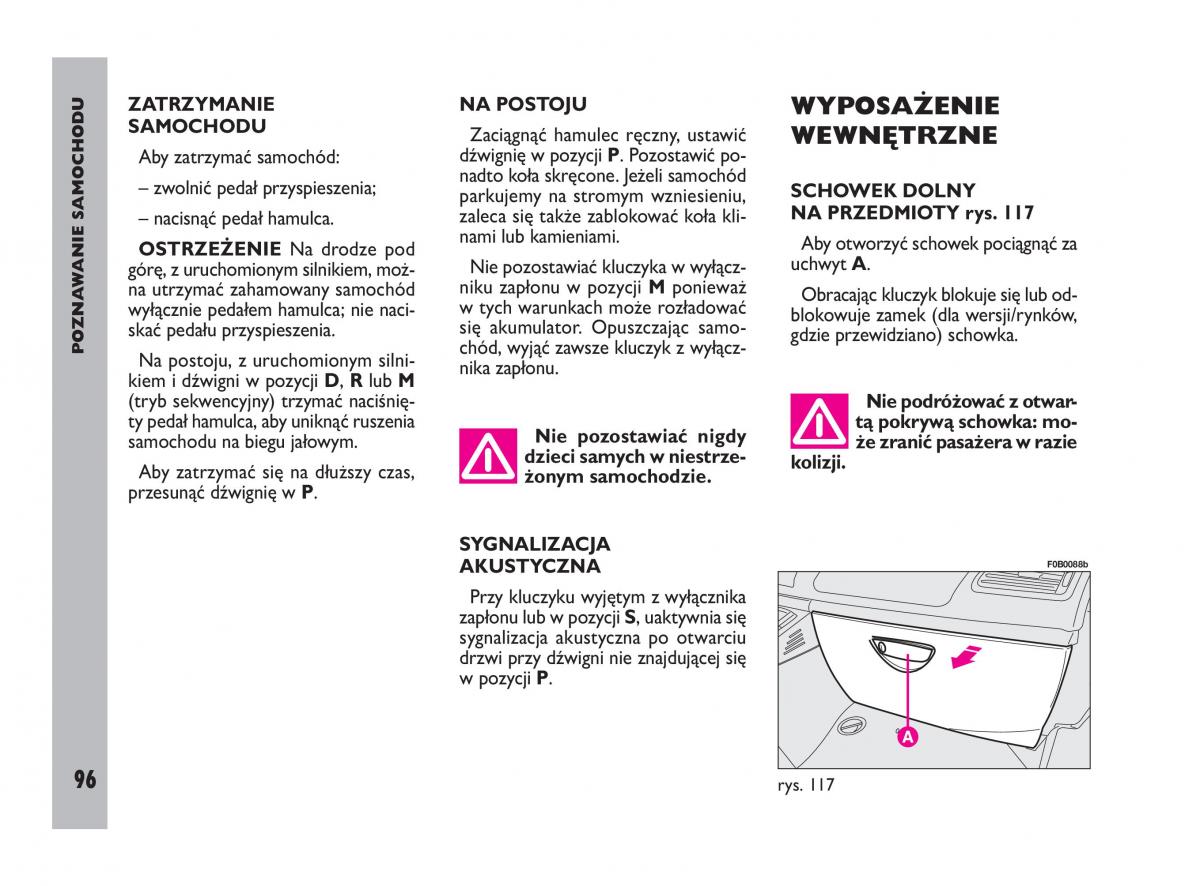 Fiat Ulysee II 2 instrukcja obslugi / page 97