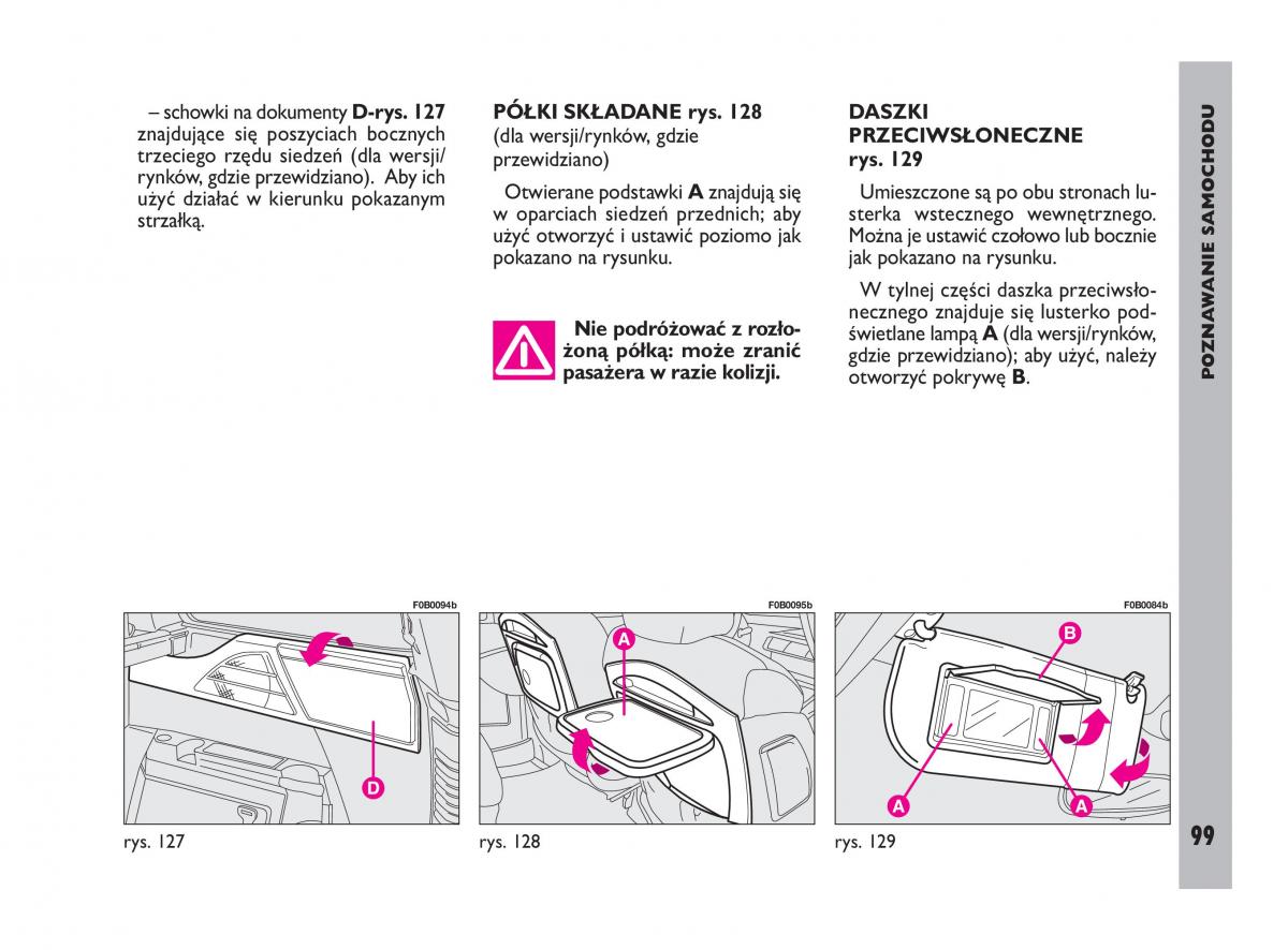 Fiat Ulysee II 2 instrukcja obslugi / page 100