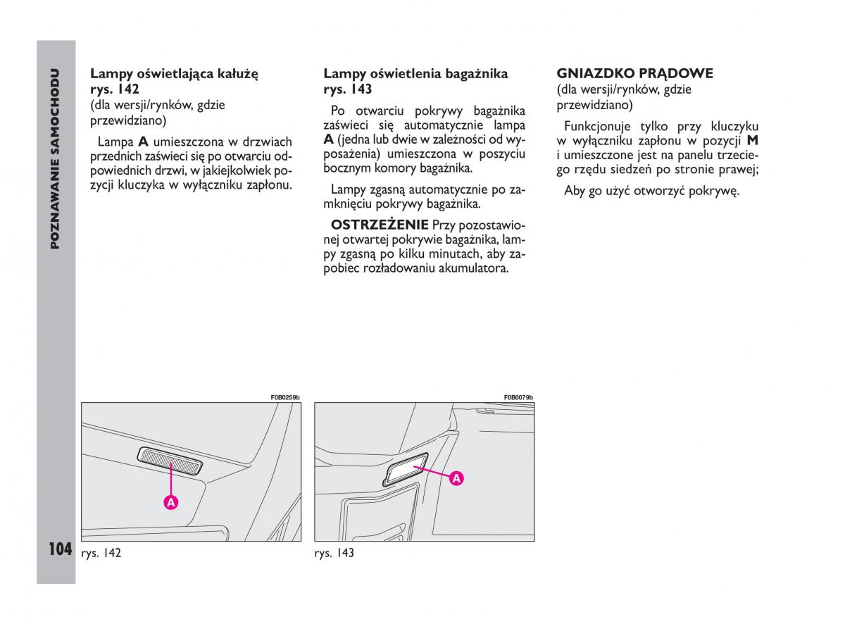 Fiat Ulysee II 2 instrukcja obslugi / page 105