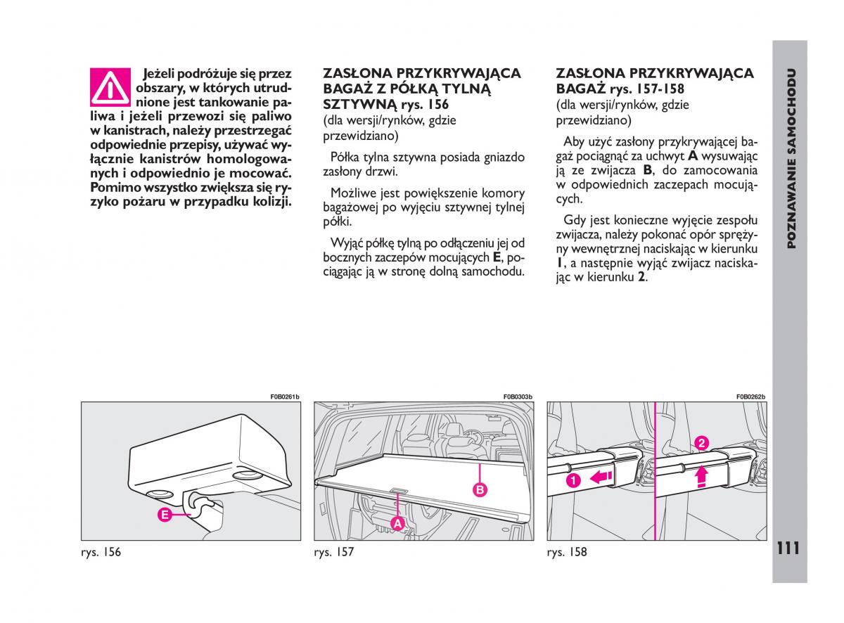 Fiat Ulysee II 2 instrukcja obslugi / page 112