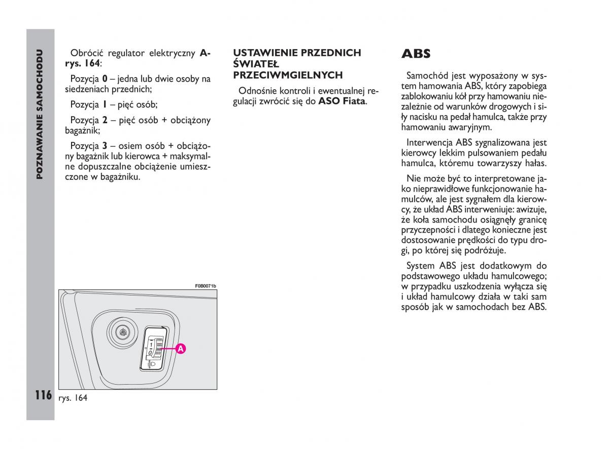 Fiat Ulysee II 2 instrukcja obslugi / page 117