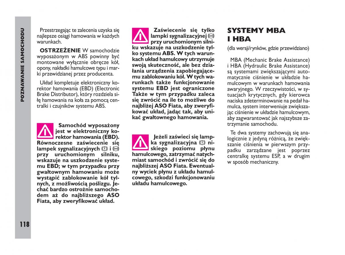 Fiat Ulysee II 2 instrukcja obslugi / page 119