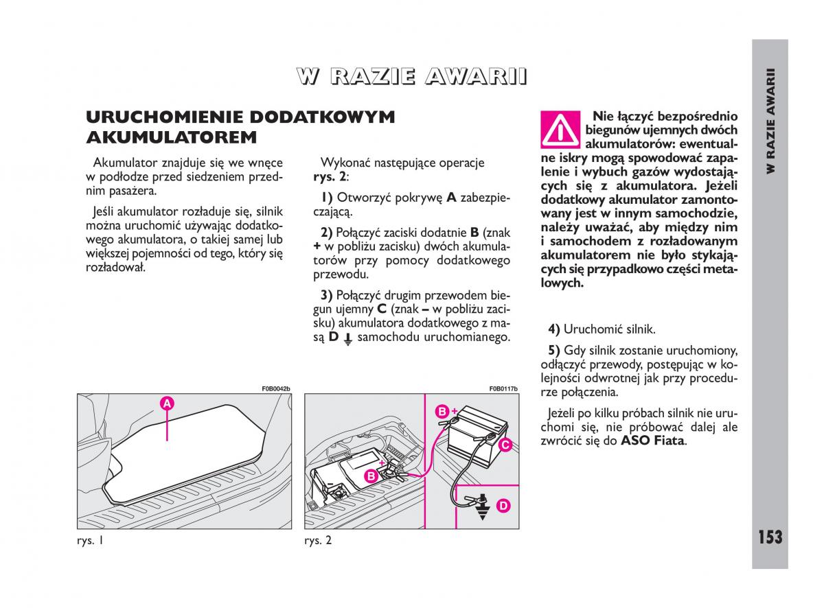 Fiat Ulysee II 2 instrukcja obslugi / page 154