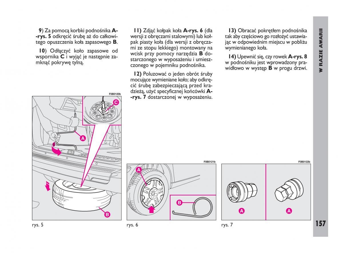 Fiat Ulysee II 2 instrukcja obslugi / page 158