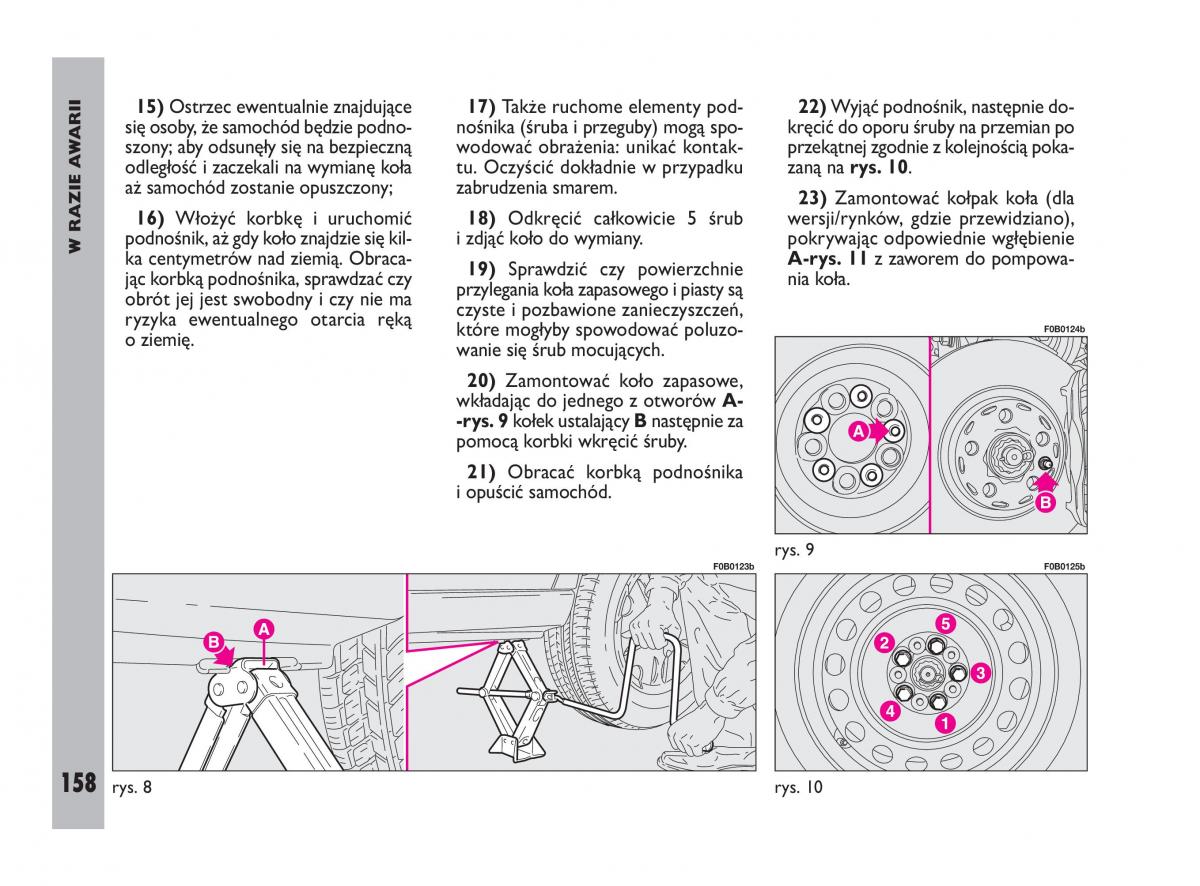 Fiat Ulysee II 2 instrukcja obslugi / page 159