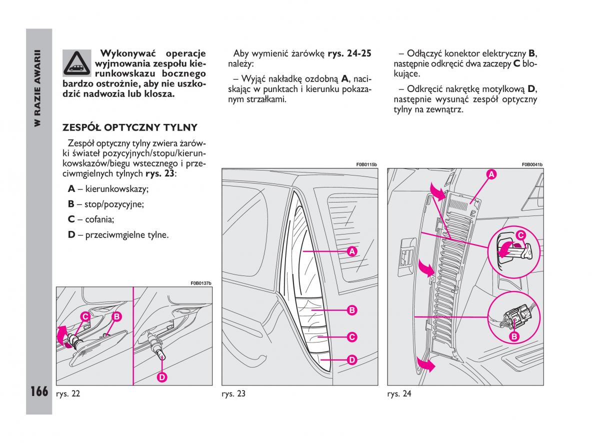 Fiat Ulysee II 2 instrukcja obslugi / page 167