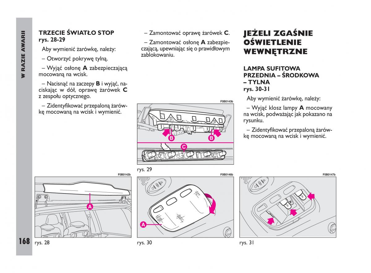 Fiat Ulysee II 2 instrukcja obslugi / page 169