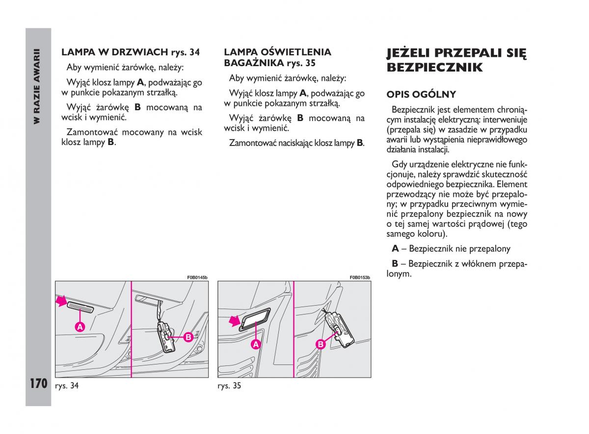 Fiat Ulysee II 2 instrukcja obslugi / page 171