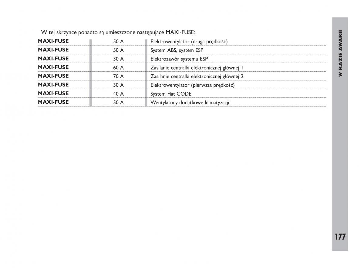 Fiat Ulysee II 2 instrukcja obslugi / page 178